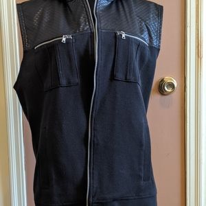 Inc International Concepts faux leather Vest